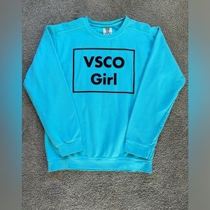 VSCO Girl Crewneck Sweatshirt Size Small